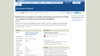 
                            4. Reflections of employers' gender preferences in job ads in India : an ...