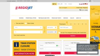 
                            2. RegioJet | coach and train ticket Online booking