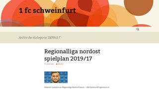 
                            8. Regionalliga nordost spielplan 2019/17 - laruta.nu