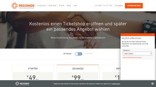 
                            1. Regiondo Preise - Öffnen Sie Ihren Ticketshop heute