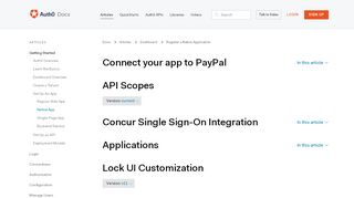 
                            5. Register a Native Application - Auth0