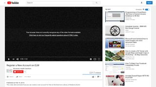 
                            6. Register a New Account on ELM - YouTube