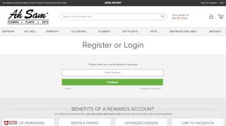 
                            3. Register Account - Customer Login - Ah Sam Florist