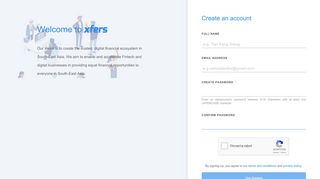 
                            2. Register Account | Xfers, Internet Banking Payments Made Easy