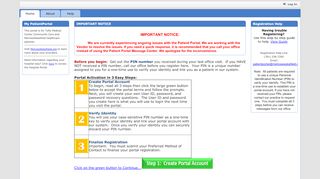 
                            2. Register and Activate - Patient Portal