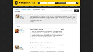 
                            5. Register and Log In | Armor Games Community