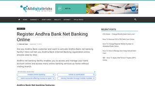 
                            9. Register Andhra Bank Net Banking Online - …