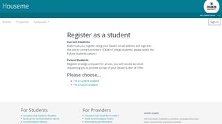 
                            7. Register as a student - Houseme - Deakin University