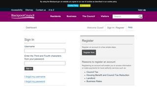 
                            4. Register - Blackpool Council