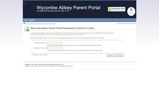 
                            7. Register by Letter - Wycombe Abbey Parent Portal News