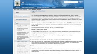 
                            5. Register for AtHoc Alerts - Commander, Navy Installations Command
