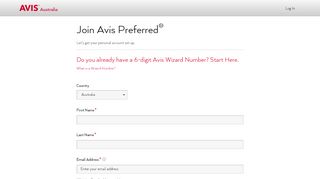 
                            10. Register for Avis Preferred | Avis Australia