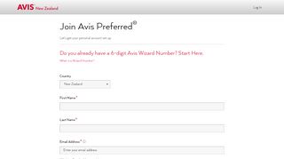 
                            6. Register for Avis Preferred | Avis New Zealand