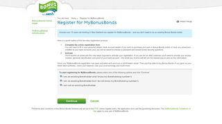 
                            3. Register for MyBonusBonds - My Bonus Bonds