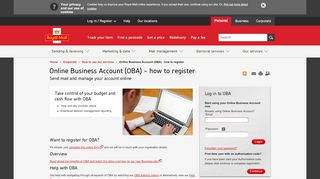 
                            6. Register for Online Business Account (OBA) | Royal Mail ...