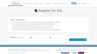 
                            6. Register for SHL • SHL.UK