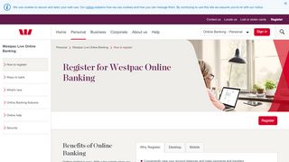 
                            8. Register for Westpac Live Online and Mobile …