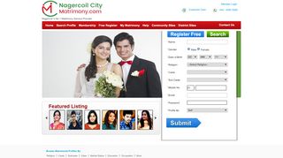 
                            3. Register Free Tamil Matrimony - Nagercoil