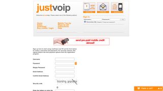 
                            4. Register - JustVoip