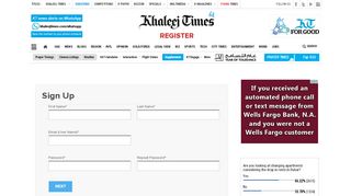 
                            4. Register - Khaleej Times