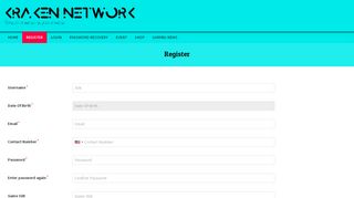 
                            8. Register – Kraken Network