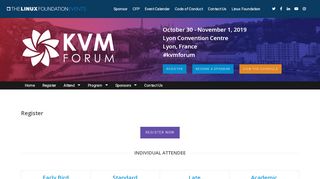 
                            4. Register - KVM Forum 2019 - Linux Foundation Events