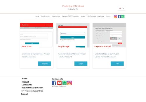 
                            6. Register | Login | Online Payment | PruBsn Malaysia
