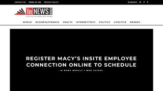 
                            7. Register Macy's Insite Employee Connection Online To ...