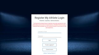 
                            3. Register My Athlete