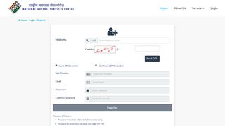
                            2. register - National Voter's Service Portal