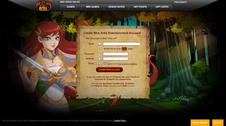 
                            11. Register New Account - Artix Entertainment