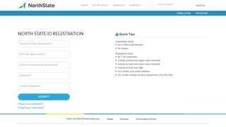 
                            3. Register - North State Account Login