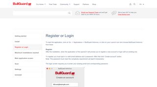 
                            10. Register or Login - bullguard.com