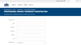 
                            7. Register Product Warranty on Windsor Kärcher Group ...