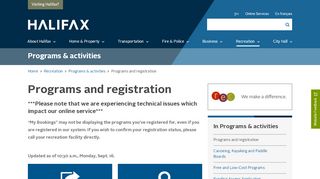 
                            9. Register | Recreation Programs | Halifax