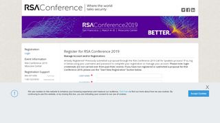 
                            9. Register - RSA Conference 2019