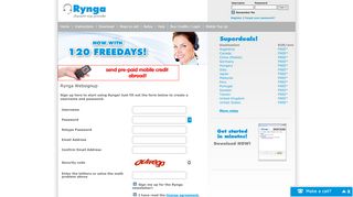
                            11. Register - Rynga | For the cheapest international calls