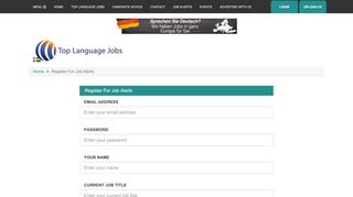 
                            6. Register to receive Top Language Jobs Job Alerts | Top ...