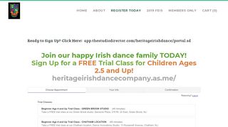 
                            7. Register Today - HERITAGE IRISH DANCE COMPANY