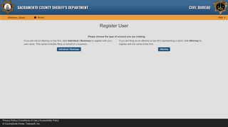 
                            8. Register User - County Suite Portal