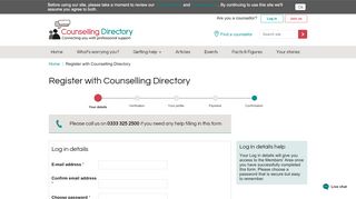 
                            5. Register with Counselling Directory - Counselling …