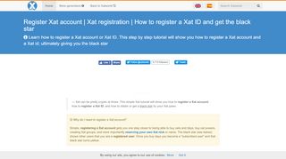 
                            3. Register Xat account | Xat registration | How to register ...