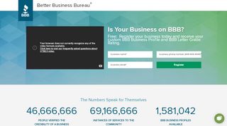 
                            8. Register Your Business - Better Business Bureau