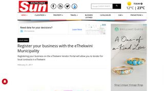 
                            10. Register your business with the eThekwini Municipality ...