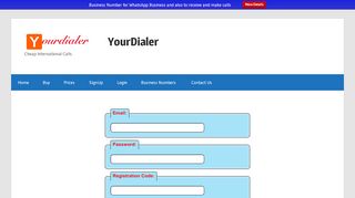 
                            2. Register – YourDialer