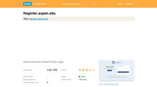 
                            8. Register.aspen.edu: Aspen University Student Portal | Login