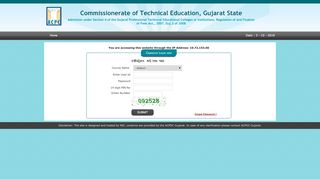 
                            2. Registered Candidate Login - gujacpcadm.nic