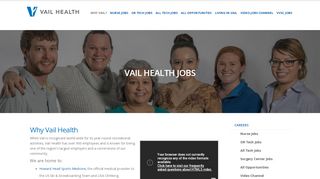 
                            5. Registered Nurse, Surgery Tech and other health Jobs at Vail Health in