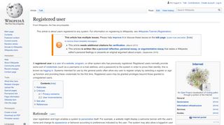 
                            4. Registered user - Wikipedia