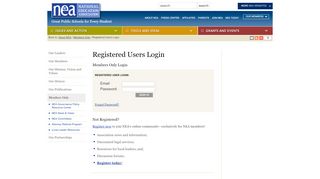 
                            2. Registered Users Login - NEA